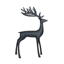 Load image into Gallery viewer, Black Resin Reindeer
