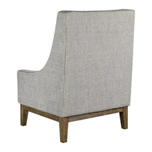 Load image into Gallery viewer, Gray Fabric Jasmine Chair w/ Nail Head Accents
