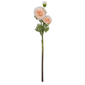 25 Inch Real Touch Triple Bloom Ranunculus