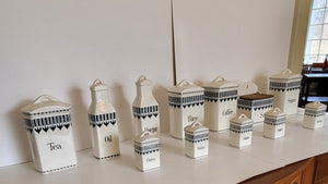 Vintage German Spice Canister Set