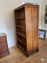 Load image into Gallery viewer, Double Sided Wooden Library Shelf
