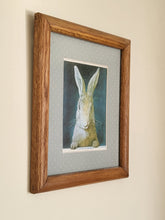 Load image into Gallery viewer, Bunny Picture In Wood Frame
