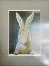 Load image into Gallery viewer, Bunny Picture In Wood Frame
