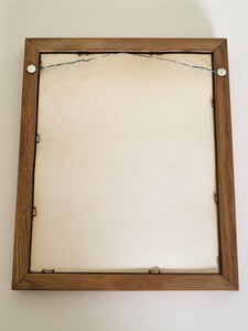 Bunny Picture In Wood Frame