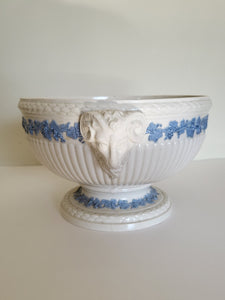 1940s White & Blue Wedgewood Bowl