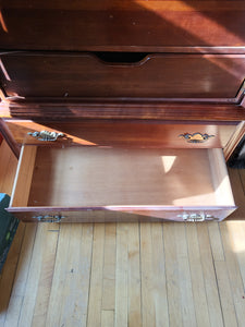Large Dark Wood Dresser