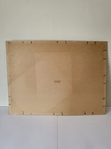 Building Picture On Cardboard Frame