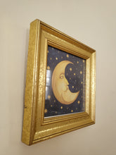 Load image into Gallery viewer, Moon Print In Gold Frame
