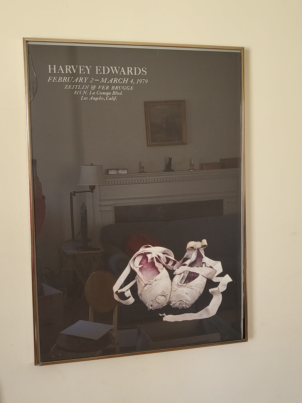 Framed Harvey Edwards Ballet Shoes Poster