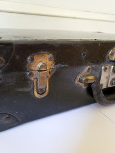 Black Vintage Travel Suitcase