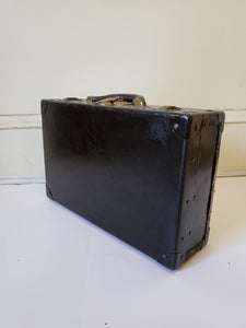 Black Vintage Travel Suitcase