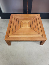 Load image into Gallery viewer, Square Wooden Outdoor Coffee Table
