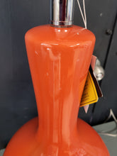 Load image into Gallery viewer, Blanche 32&quot;H Orange Gourd Table Lamp
