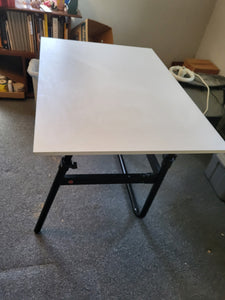 White Top Adjustable Height Tilt Table