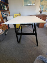 Load image into Gallery viewer, White Top Adjustable Height Tilt Table
