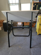 Load image into Gallery viewer, White Top Adjustable Height Tilt Table
