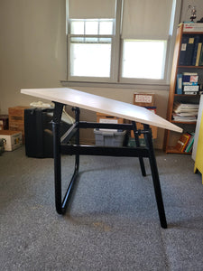 White Top Adjustable Height Tilt Table