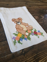 Load image into Gallery viewer, Hand-Embroidered Fabric Drawstring Bag
