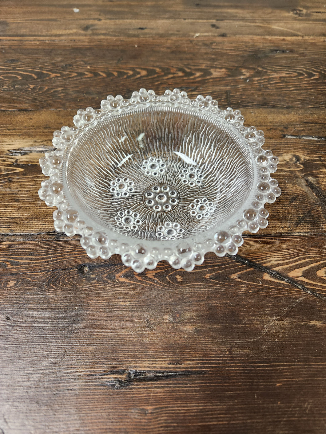 Decorative Clear Glass Bowl