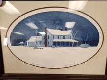 Load image into Gallery viewer, A Winter&#39;s Night Wood Framed Painting
