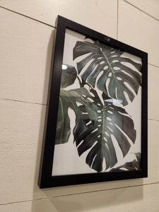 Framed Palm Leaf Picture