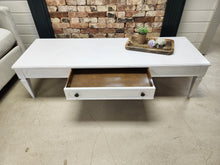Load image into Gallery viewer, White Wooden Rectangular Coffee Table
