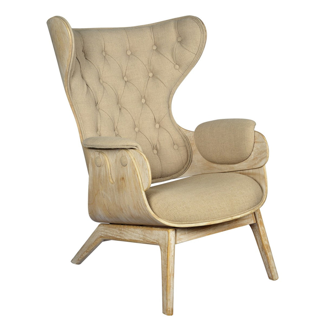 Wooden Tyler Wingback Chair