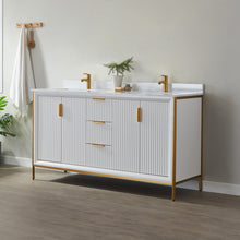 Load image into Gallery viewer, Granada Double Vanity White Sink
