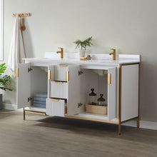 Load image into Gallery viewer, Granada Double Vanity White Sink
