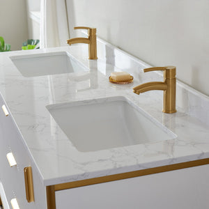 Granada Double Vanity White Sink