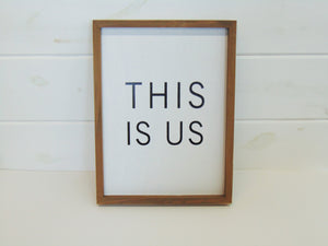 "This Is Us" Wall Decor
