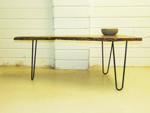 Load image into Gallery viewer, Live Edge Wood Bench/Coffee Table
