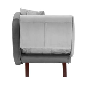 Gaven Armless Reclining Foam Chaise Lounge with Storage