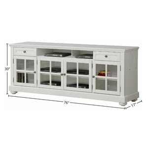 Hanceville White TV Stand for TVs up to 85"