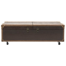Load image into Gallery viewer, Safavieh Zoe Coffee Table Storage Trunk with Wine Rack
