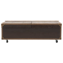 Load image into Gallery viewer, Safavieh Zoe Coffee Table Storage Trunk with Wine Rack
