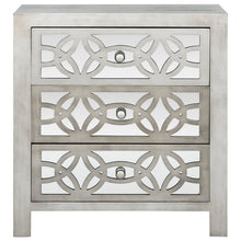 Load image into Gallery viewer, Silver 3 - Drawer Mirrored Accent Chest
