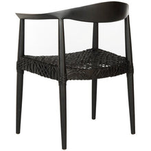 Load image into Gallery viewer, Bandelier Black Dining Arm Chair 
