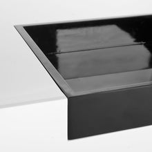 Load image into Gallery viewer, Wesley White/ Black Square Coffee Table
