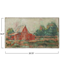 Load image into Gallery viewer, Red Barn Canvas Wall Decor
