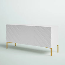 Load image into Gallery viewer, Malcom 64&quot; Wide White Sideboard/Credenza
