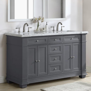 Merrimack 60" Double Bathroom Vanity Set