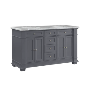 Merrimack 60" Double Bathroom Vanity Set