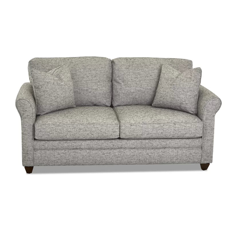 Rolled arm sofa bed deals