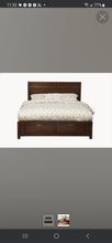 Load image into Gallery viewer, Carmel Cappuccino Wood King Storage Bed
