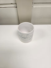 Load image into Gallery viewer, White and Gray Ceramic Candle Holder
