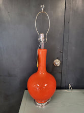 Load image into Gallery viewer, Blanche 32&quot;H Orange Gourd Table Lamp
