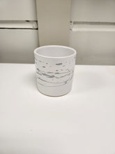 Load image into Gallery viewer, White and Gray Ceramic Candle Holder

