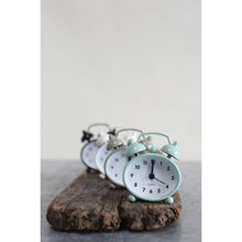 Load image into Gallery viewer, Miniature Metal Alarm Clock
