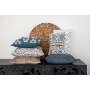 Round Hand-Woven Rattan Tray